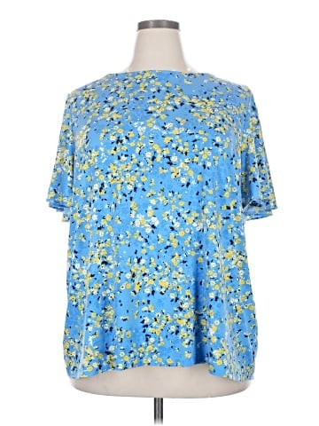 Liz Claiborne Short Sleeve Blouse (view 1)