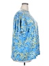 Liz Claiborne Blue Short Sleeve Blouse Size 2X - photo 4