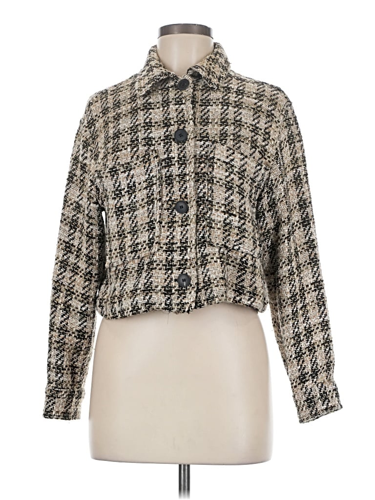Pre-owned Zara Jacket In Ivory
