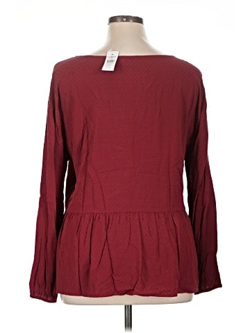 Ann Taylor LOFT Outlet Long Sleeve Blouse (view 2)