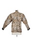 ASOS Design 100% Cotton Animal Print Gold Tan Jacket Size XS - photo 2
