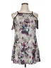 Love, Fire Silver Sleeveless Top Size XL - photo 1