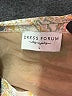 Dress Forum 100% Polyester Paisley Floral Pink Ivory Long Sleeve Blouse Size L - photo 5