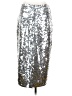 MICHAEL Michael Kors Solid Silver Formal Skirt Size XS - photo 2