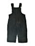 London Fog 100% Polyester Black Snow Pants With Bib 12-18 MO / 18 MO - photo 2