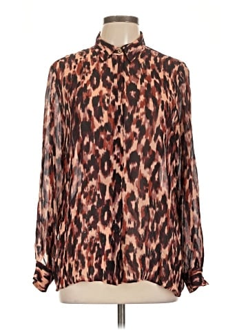 Massimo Dutti Long Sleeve Blouse (view 1)