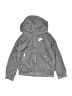 Nike 100% Polyester Silver Zip Up Hoodie Size 3 - 4 - photo 1