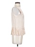 Rebecca Taylor 100% Silk Ivory Blouse Size 0 - photo 4