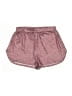 Unbranded 100% Polyester Metallic Burgundy Athletic Shorts Size S - photo 1