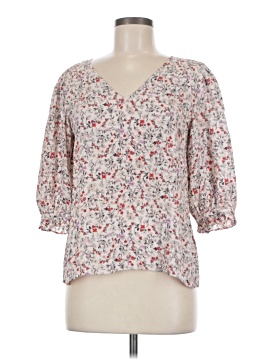 Rebecca Taylor 3/4 Sleeve Silk Top (view 1)