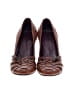 BRONX 100% Leather Brown Heels Size 6 - photo 2