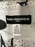 Karl Lagerfeld Paris 100% Polyester Stars Silver Long Sleeve Blouse Size S - photo 7