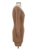 Babaton Solid Tan Casual Dress Size XXS - photo 4