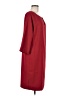 Chico's 100% Polyester Solid Burgundy Casual Dress Size M - photo 4
