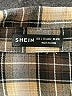 Shein 100% Polyester Plaid Tan Long Sleeve Blouse Size 8 - 10 - photo 7