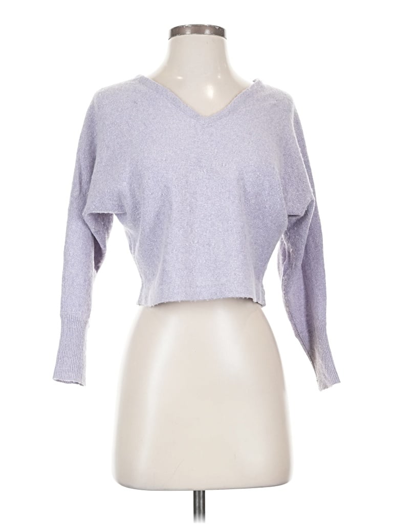 Pre-owned Bcbgmaxazria Pullover Sweater In Purple
