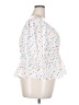ELOQUII 100% Polyester Polka Dots White 3/4 Sleeve Blouse Size 20 Plus - photo 4