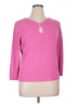 Sigrid Olsen Sport Solid Pink Pullover Sweater Size XL - photo 1