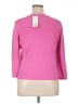 Sigrid Olsen Sport Solid Pink Pullover Sweater Size XL - photo 2