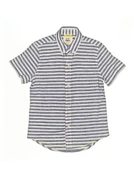 Mini Boden Short Sleeve Button Down Shirt