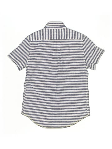 Mini Boden Short Sleeve Button-Down Shirt (view 2)