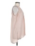 DR2 100% Polyester Pink Sleeveless Blouse Size M - photo 4