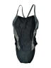 Speedo Chevron-herringbone Gray One Piece Swimsuit Size 6 - photo 1