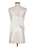 H&M 100% Polyester Ivory Sleeveless Blouse Size 2 - photo 2