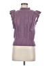 Shein Purple Sweater Vest Size 6 - photo 1