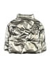 Cotton on Kids 100% Polyamide Metallic Silver Snow Jacket Size 3-4 - photo 2