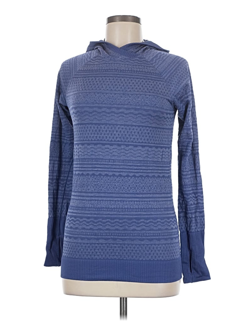 Pre-owned Lululemon Athletica Pullover Sweater In Blue