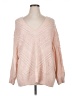 Lucky Brand Pink Pullover Sweater Size XL - photo 1