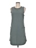 Apana Solid Gray Casual Dress Size M - photo 1