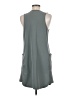 Apana Solid Gray Casual Dress Size M - photo 2