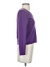Bloomingdale's 100% Cashmere Purple Pullover Sweater Size S - photo 4