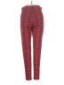 Zara Plaid Red Casual Pants Size S - photo 2