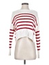 Moon & Madison Stripes White Pullover Sweater Size XS - photo 1