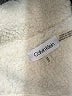 Calvin Klein 100% Polyester Ivory Coat Size M - photo 6