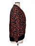Jerri Sherman 100% Silk Animal Print Red Silk Blazer Size 14 - photo 4
