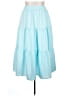 Assorted Brands Solid Blue Casual Skirt Size XXL - photo 1