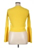 Stella McCartney 100% Virgin Wool Solid Yellow Wool Pullover Sweater Size EU (IT) 36 / US 0 - photo 2