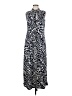 SJS Animal Print Blue Casual Dress Size M - photo 1