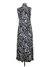 SJS Animal Print Blue Casual Dress Size M - photo 2
