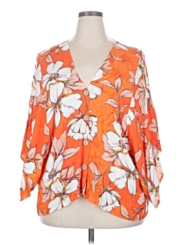 Unique Spectrum 3/4 Sleeve Blouse (view 1)