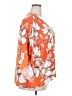 Unique Spectrum 100% Rayon Orange 3/4 Sleeve Blouse Size 2X - photo 4