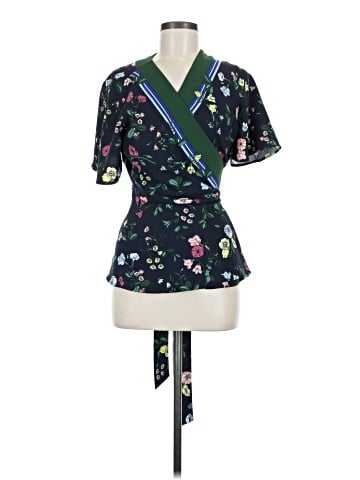 Ann Taylor Short Sleeve Blouse (view 1)