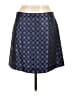 J.Crew 100% Silk Argyle Blue Silk Skirt Size 10 - photo 1