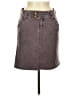 Gap Solid Gray Denim Skirt Size 1 - photo 1