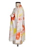 Calvin Klein 100% Polyester Print Orange Long Sleeve Blouse Size M - photo 5