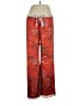Alexis Print Red Casual Pants Size M - photo 1